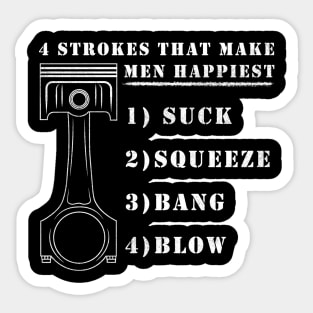 4 Strokes Sticker
